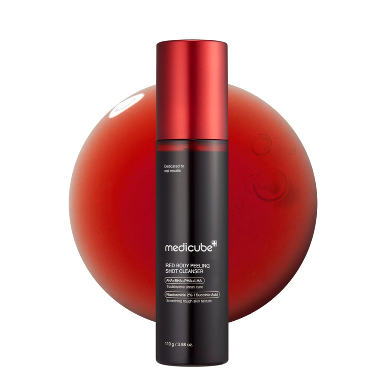 MEDICUBE+ RED ACNE BODY PEELING SHOT 11G