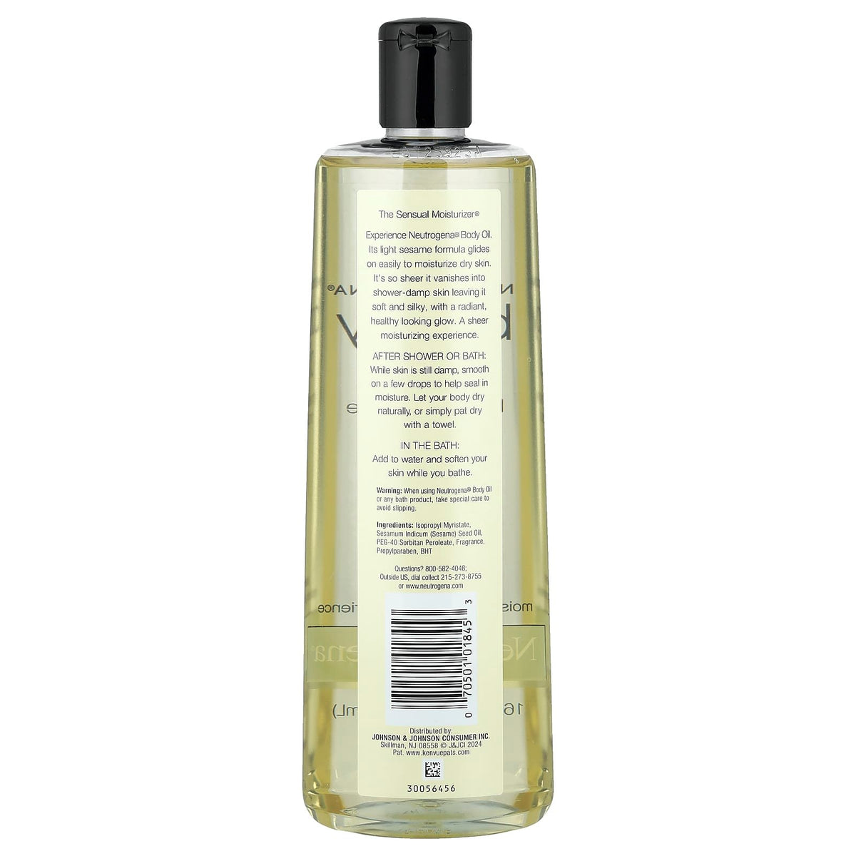 NEUTROGENA BODY OIL 473ML LIGHT SEASAME FORMULA