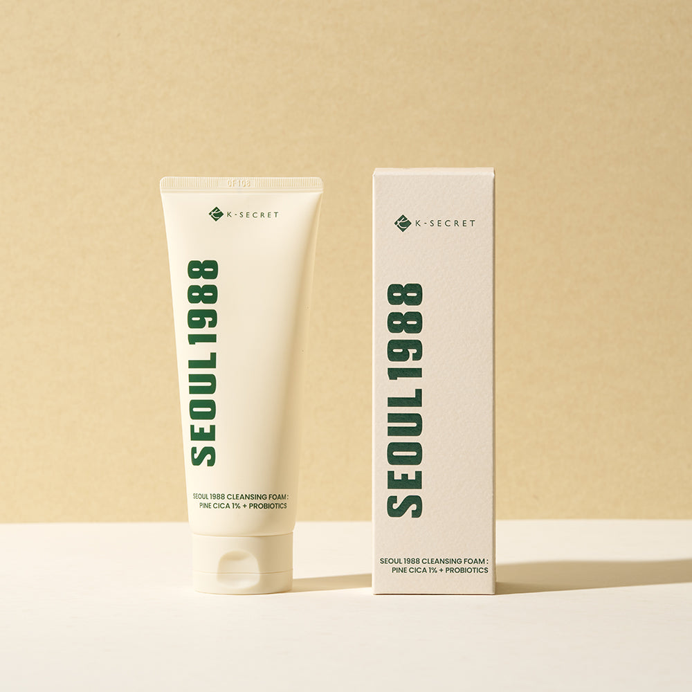 K-Secret Seoul 1988 Pine Cica 1% + Probiotics Cleansing Foam 150ml