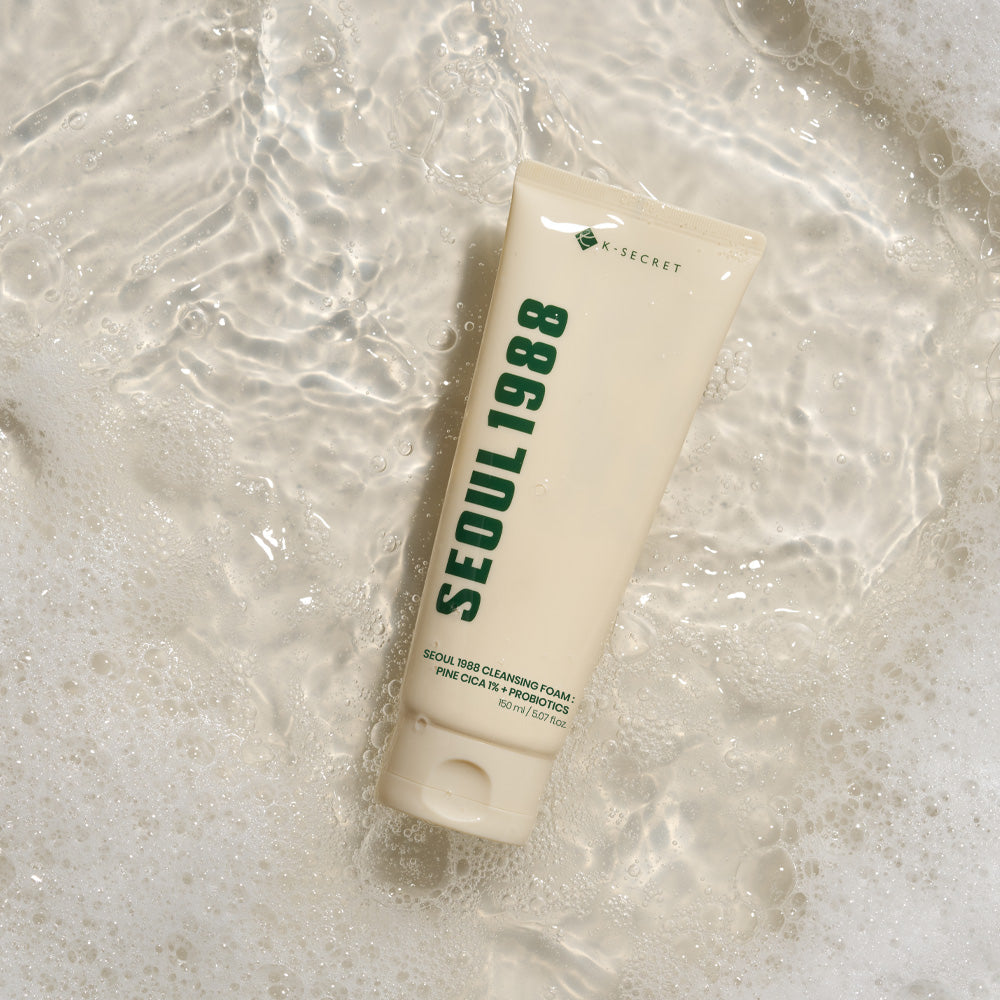 K-Secret Seoul 1988 Pine Cica 1% + Probiotics Cleansing Foam 150ml