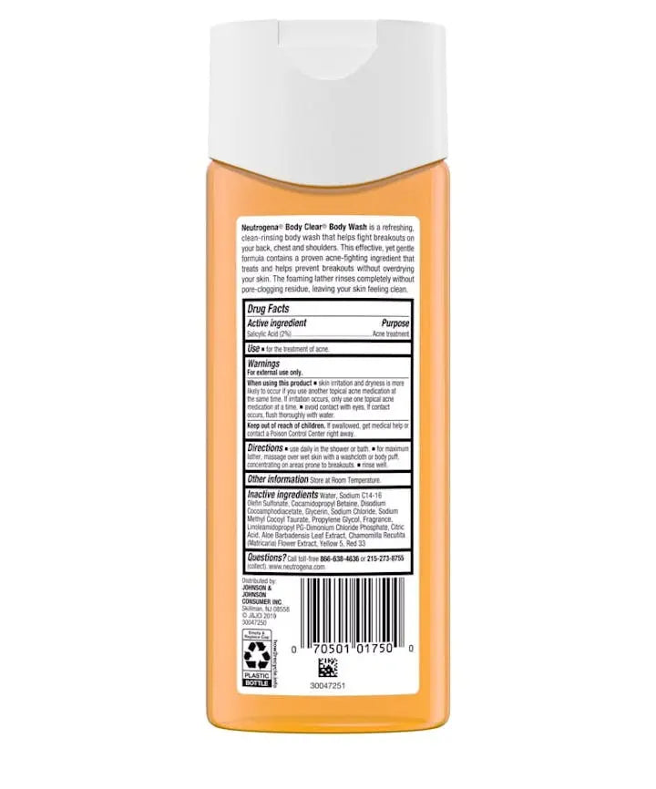 NEUTROGENA BODY CLEAR BODY WASH 250ML
