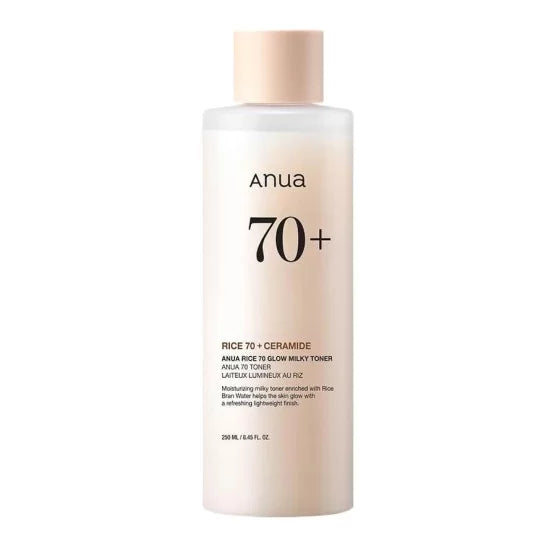 ANUA70+ RICE GLOW MILKY TONER 250ML