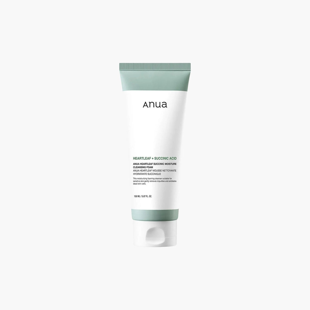 ANUA - HEARTLEAF SUCCINIC MOISTURE CLEANSING FOAM 150ML