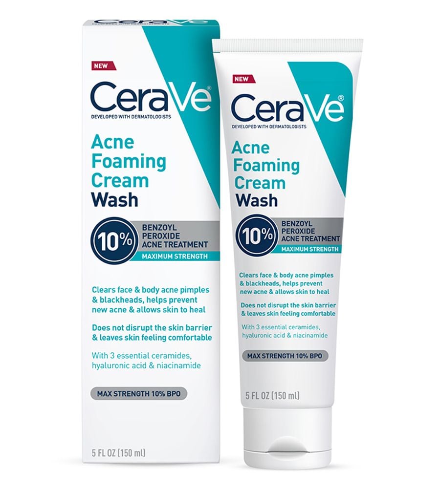 CERAVE ACNE FOAMING CREAM WASH 10