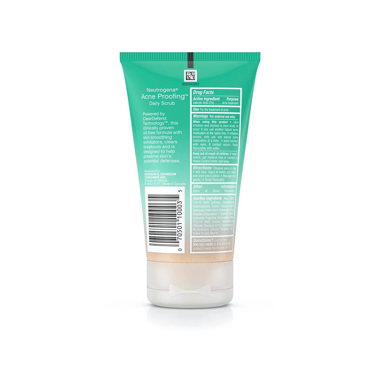 NEUTROGENAACNE PROOF DAILY SCRUB 119GM