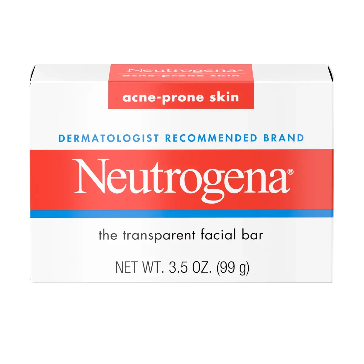 NEUTROGENA FACIAL BAR 99GM ACNE PRONE