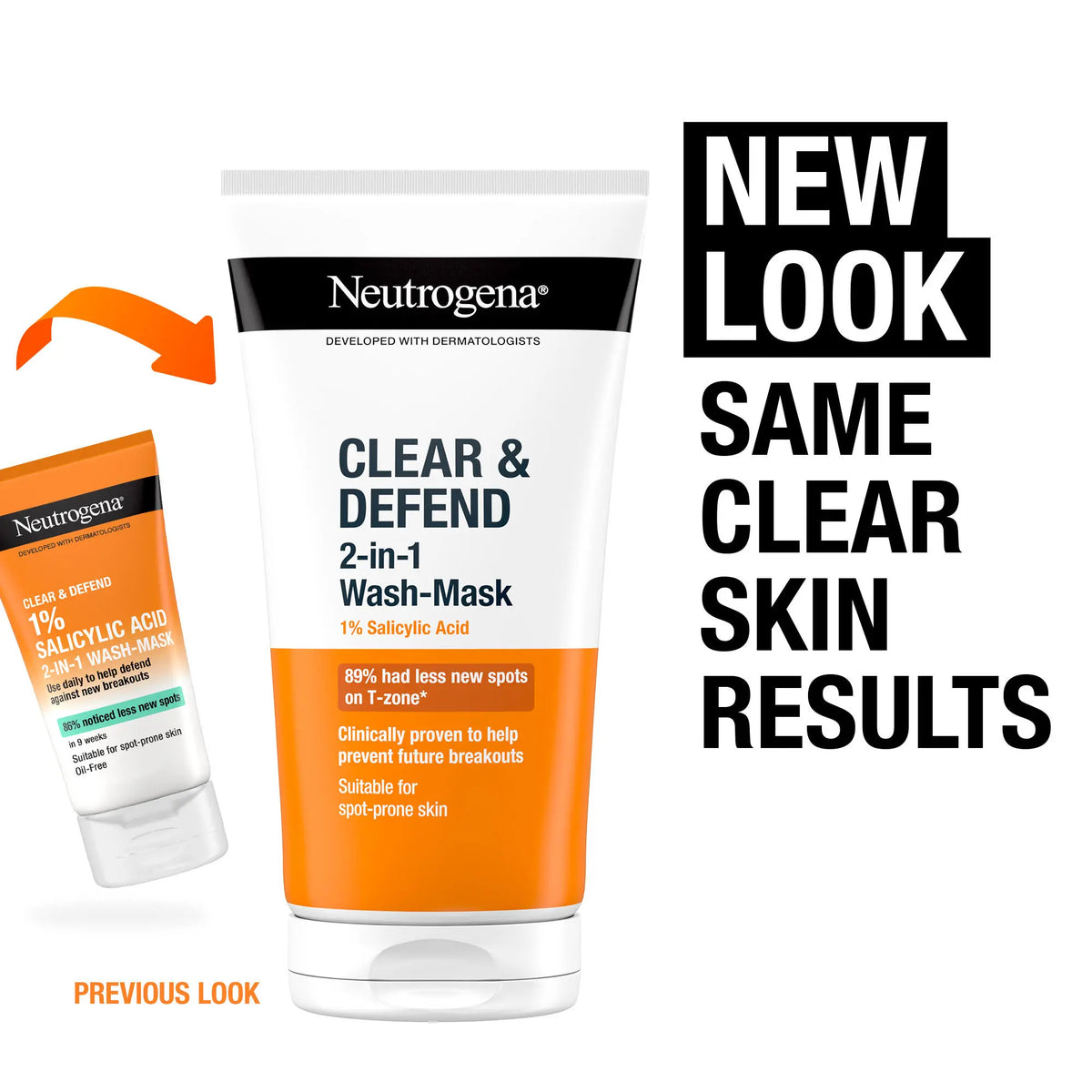 NEUTROGENA DEEP CLEAN 2IN1 WASH MASK 150ML