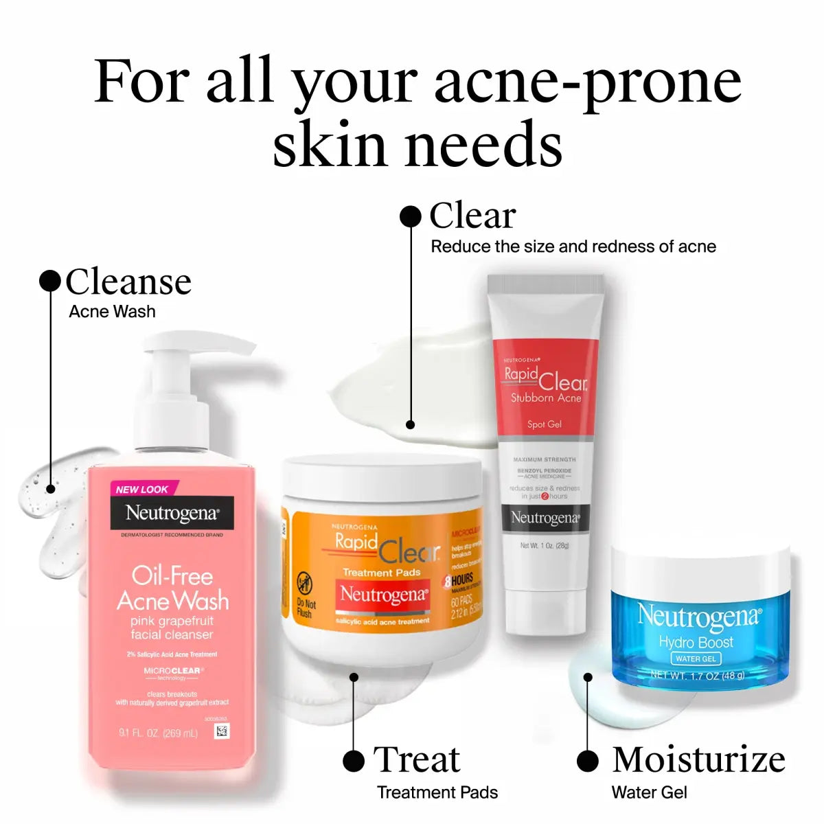 NEUTROGENAACNE WASH 177ML PINK GRAPEFRUIT