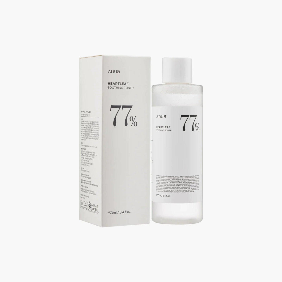 ANUA HEARTLEAF 77% SOOTHING TONER 250ML