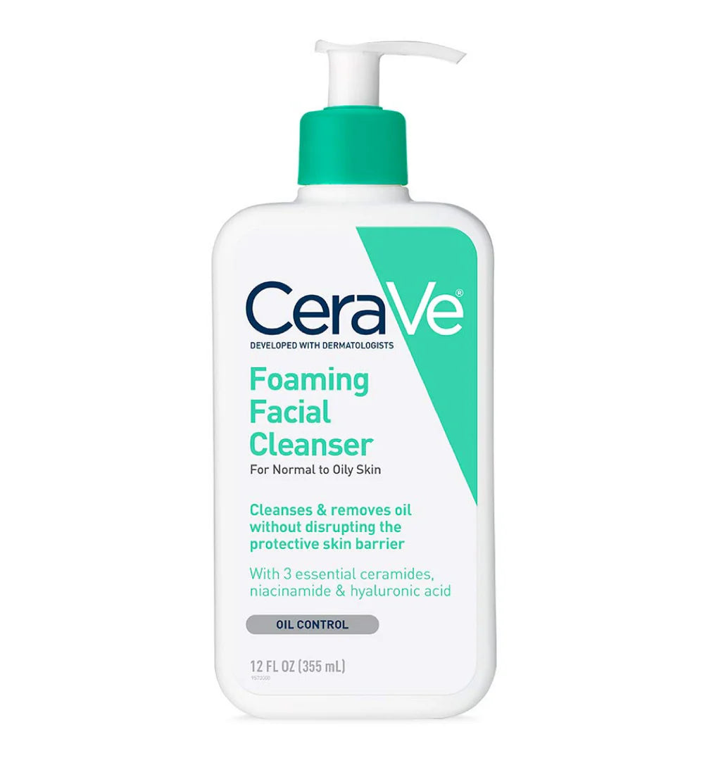 CERAVE FOAMING FACIAL CLEANSER 355