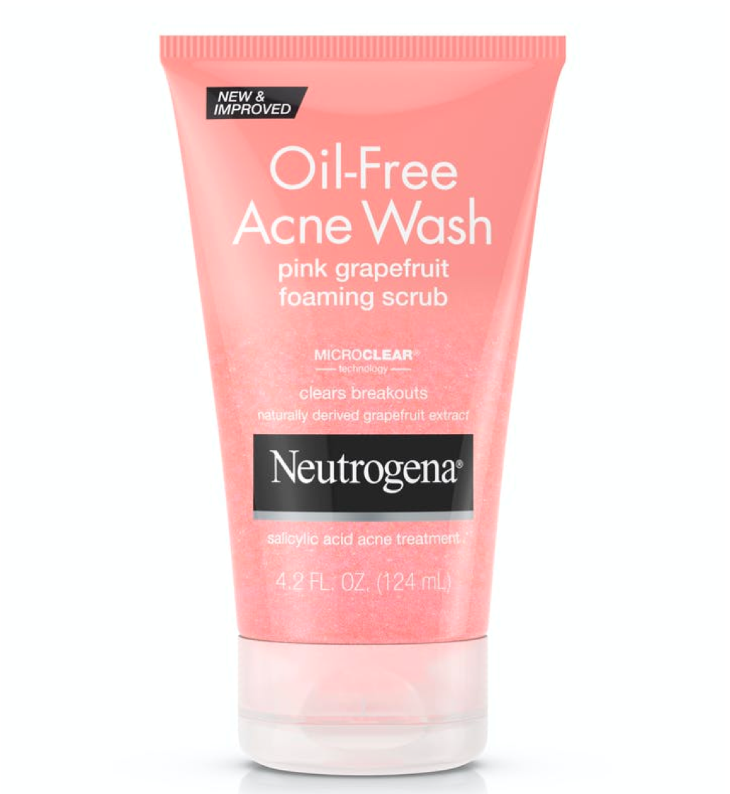 NEUTROGENAACNE WASH SCRUB 124ML PINK GRAPEFRUIT