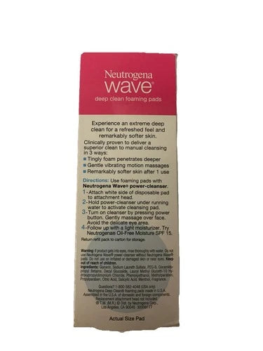 NEUTROGENA DEEP CLEAN FOAMING PADS REFILLS