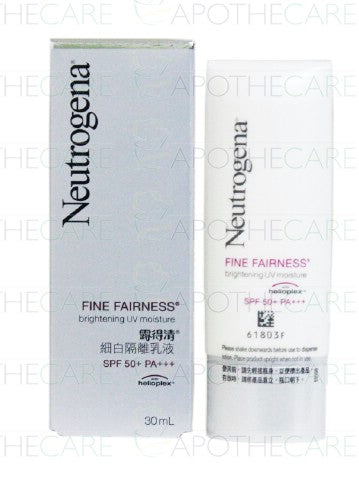 NEUTROGENA FINE FAIRNESS BRIGHTENING UV MOISTURE 30ML