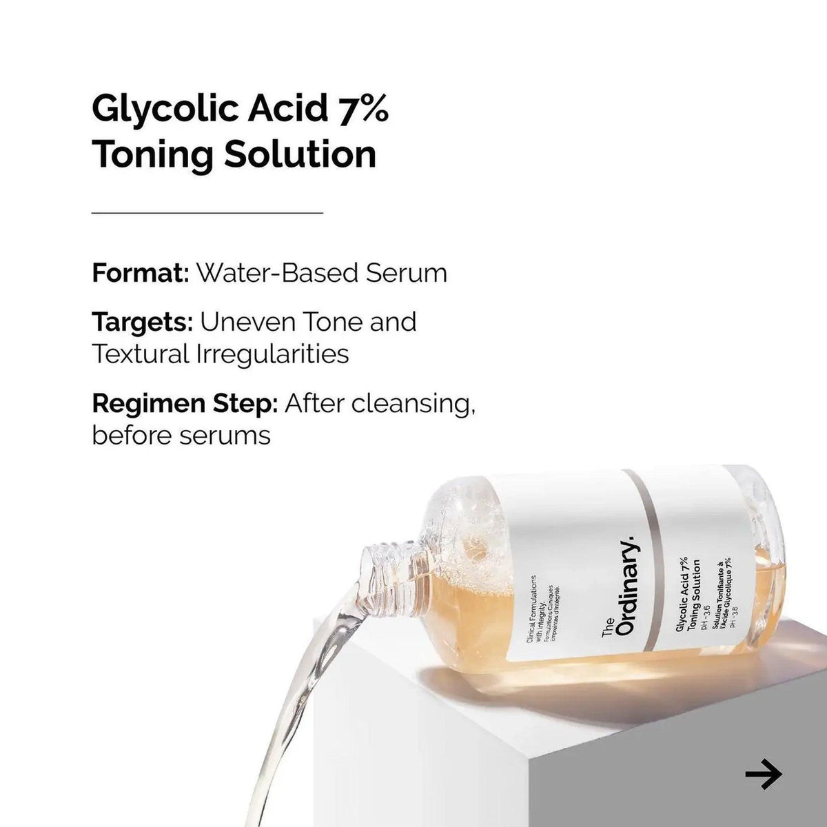 THE ORDINARY GLYCOLIC ACID 7% EXFOLIATING TONER 240ML